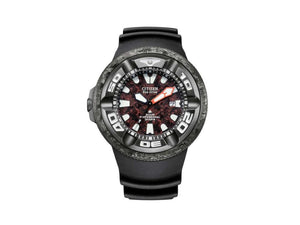 Montre à Quartz Citizen Promaster Godzilla, B873, 48 mm, Rouge, BJ8059-03Z