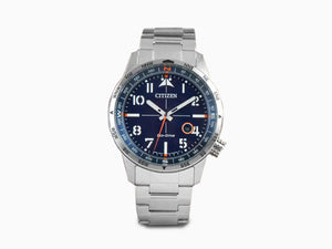 Montre à Quartz Citizen OF, Bleu, 43 mm, 10 atm, BM7550-87L