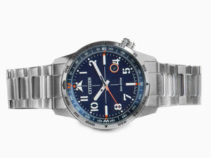 Montre à Quartz Citizen OF, Bleu, 43 mm, 10 atm, BM7550-87L