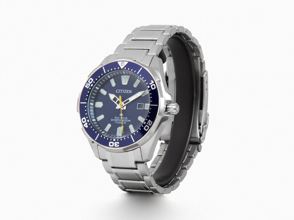 Montre a Quartz Citizen Promaster Eco Drive 43 5mm Bleu 20 atm BN Iguana Sell FR