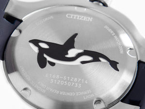 Montre à Quartz Citizen Promaster Orca, 46 mm, Bleu, 20 atm, BN0231-01L