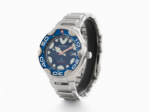 Montre à Quartz Citizen Promaster Orca, 46 mm, Bleu, 20 atm, BN0231-52L