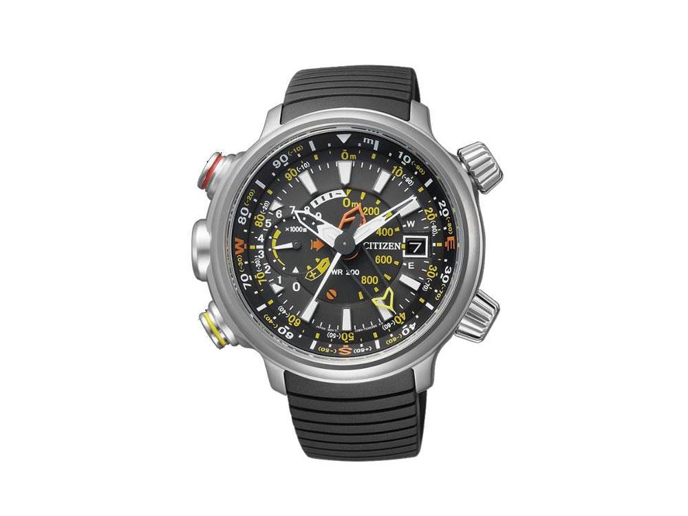 Montre à Quartz Citizen Promaster Altichron, Eco Drive, Noir, 20 atm, BN4021-02E