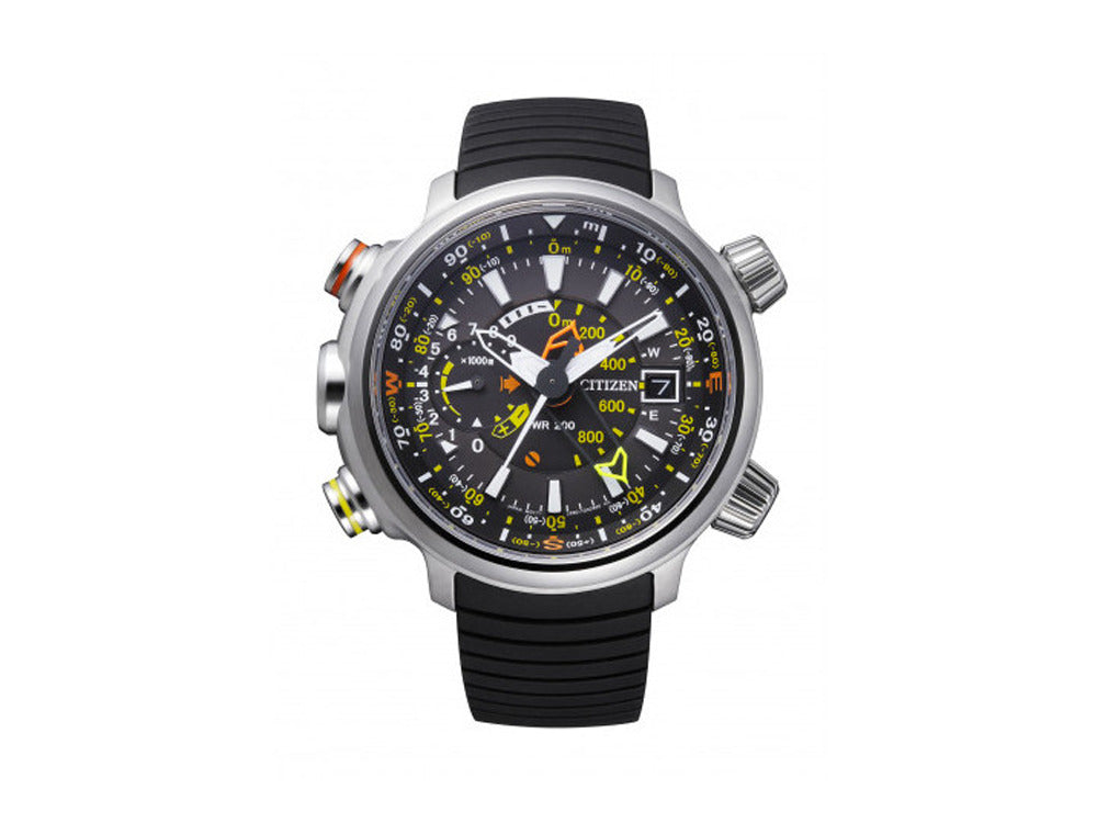 Montre à Quartz Citizen Promaster Altichron, Eco Drive, Noir, 20 atm, BN4021-02E