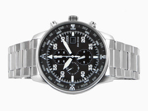 Montre à Quartz Citizen OF Crono Aviator, Eco Drive B612, 44 mm, CA0690-88E