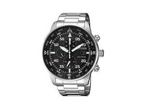 Montre à Quartz Citizen OF Crono Aviator, Eco Drive B612, 44 mm, CA0690-88E