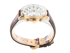 Montre à Quartz Citizen OF, Eco Drive B612, 44 mm, Bracelet en cuir, CA0693-12A