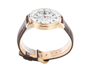 Montre à Quartz Citizen OF, Eco Drive B612, 44 mm, Bracelet en cuir, CA0693-12A