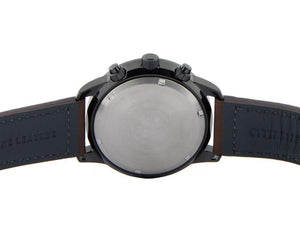 Montre à Quartz Citizen OF, Eco Drive B612, 44 mm, Bracelet en cuir, CA0695-17E