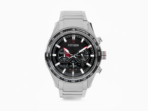 Montre à Quartz Citizen Super Titanium Chrono, B620, 43 mm, Noir, CA4491-82E