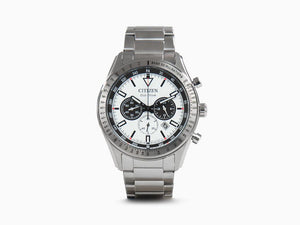 Montre à Quartz Citizen OF, Blanc, 43 mm, 10 atm, CA4600-89A