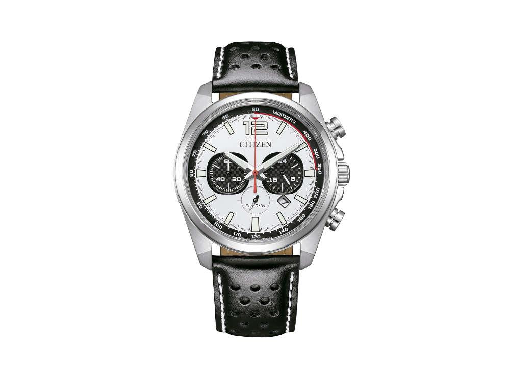 Montre à Quartz Citizen OF Active Sport Chrono, Blanc, 41 mm, 10 atm, CA4640-09A