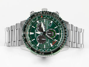 Montre à Quartz Citizen Promaster Pilot, 40.9 mm, Vert, 20 atm, CB5004-59W