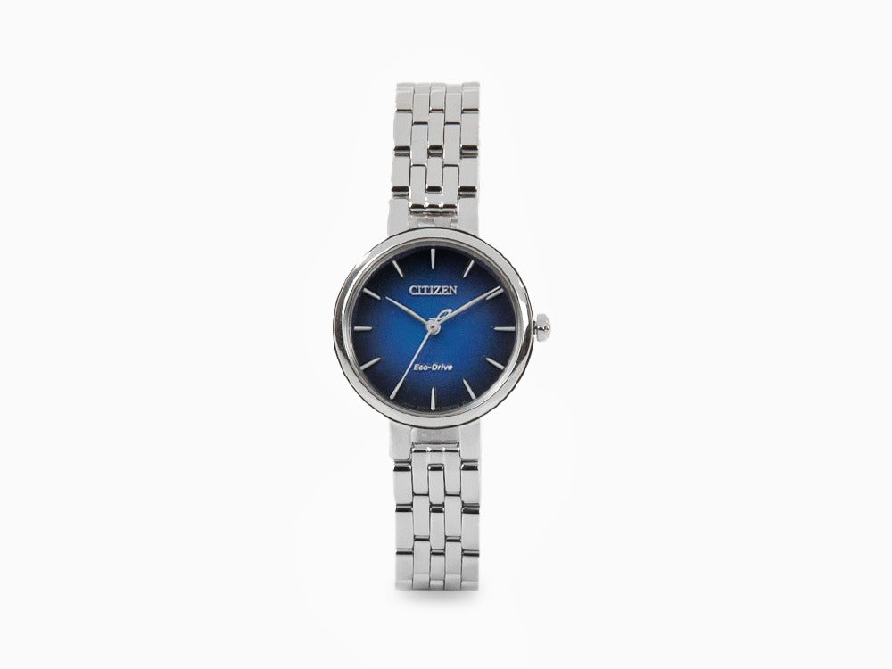 Montre à Quartz Citizen Lady, Eco Drive E031, 27.7 mm, Bleu, EM0990-81L