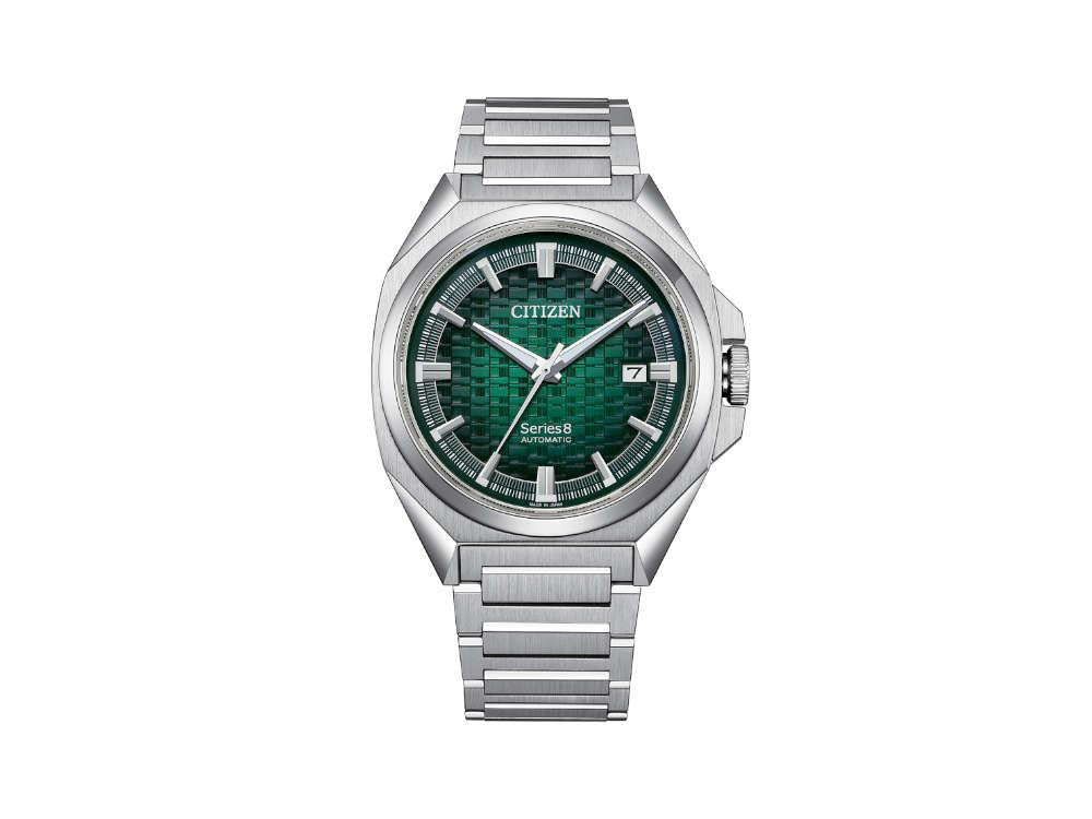 Montre Automatique Citizen Series8, Citizen 9051, 40 mm, Vert, NB6050-51W