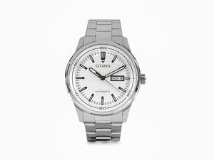 Montre Automatique Citizen OF, Citizen 8200, 42 mm, Blanc, 10 atm, NH8400-87A