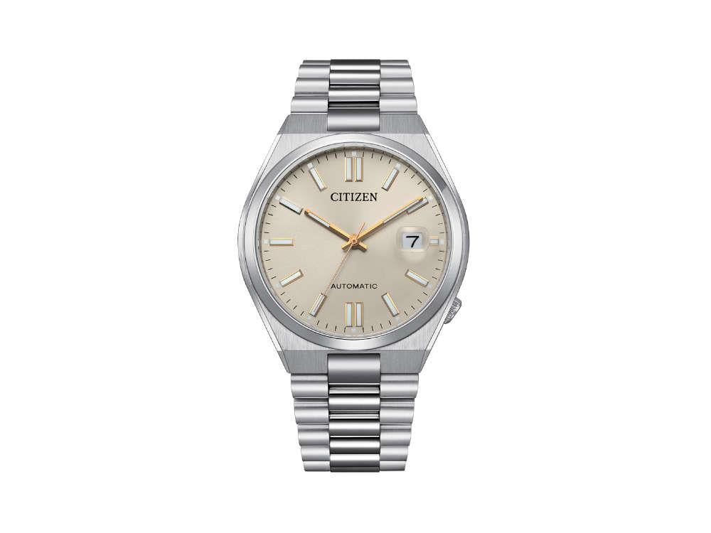 Montre Automatique Citizen NJ0150 Series Tsuyosa, 40 mm, Beige, NJ0151-88W