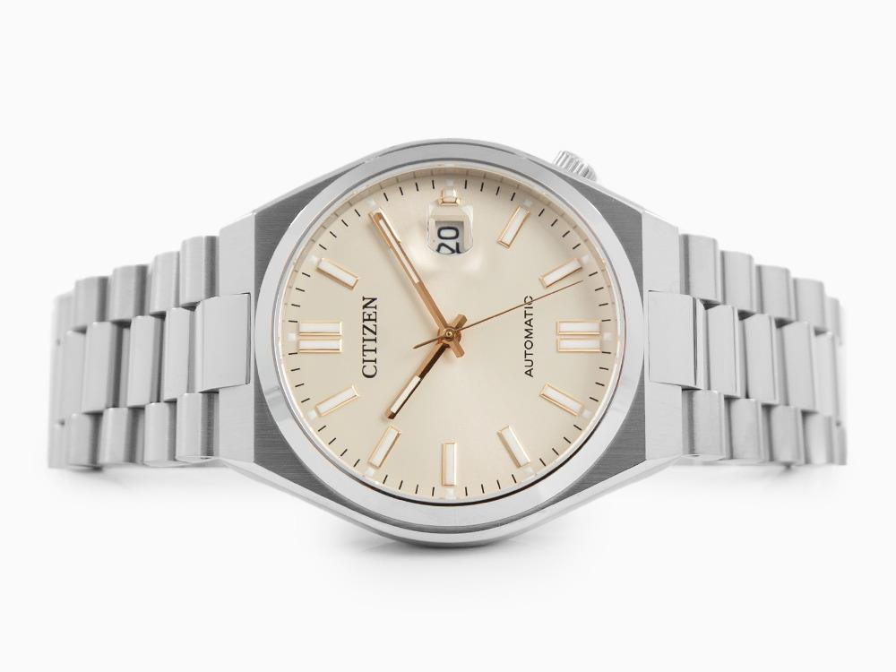 Montre Automatique Citizen NJ0150 Series Tsuyosa, 40 mm, Beige, NJ0151-88W