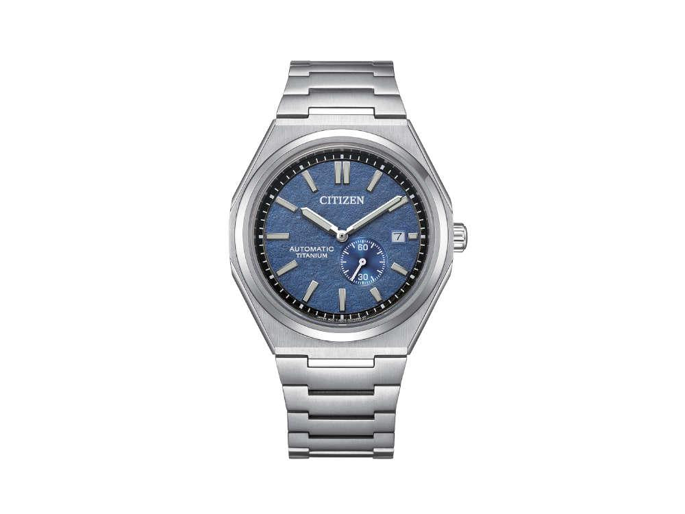 Montre Automatique Citizen Super Titanium, 8213, 40.5 mm, Bleu, NJ0180-80L