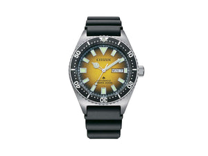 Montre Automatique Citizen Promaster, Jaune, 41 mm, 20 atm, NY0120-01X