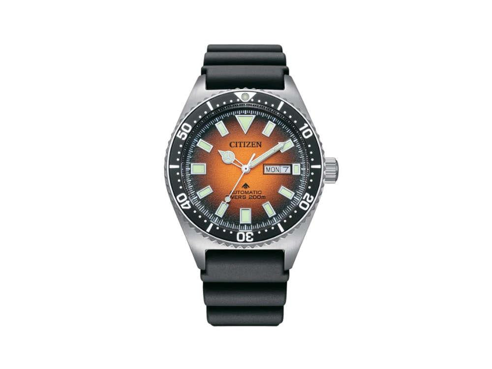 Montre Automatique Citizen Promaster, Orange, 41 mm, 20 atm, NY0120-01Z