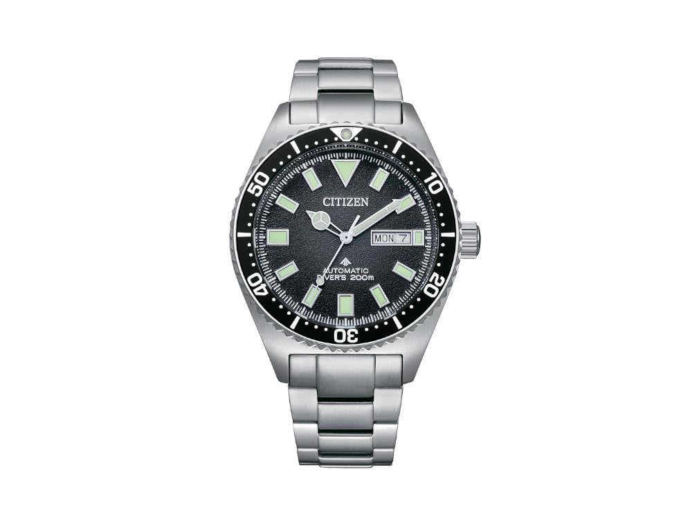 Montre Automatique Citizen Promaster, Noir, 41 mm, 20 atm, NY0120-52E