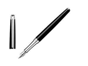 Stylo Plume Caran d´Ache Léman Slim Black Ebony, Laque, Noir, 4791.782