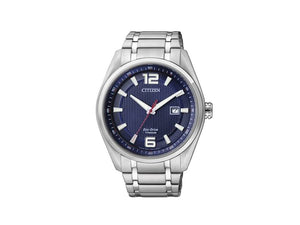 Montre à Quartz Citizen Super Titanium, Eco Drive J810, 42 mm, Bleu, AW1240-57M