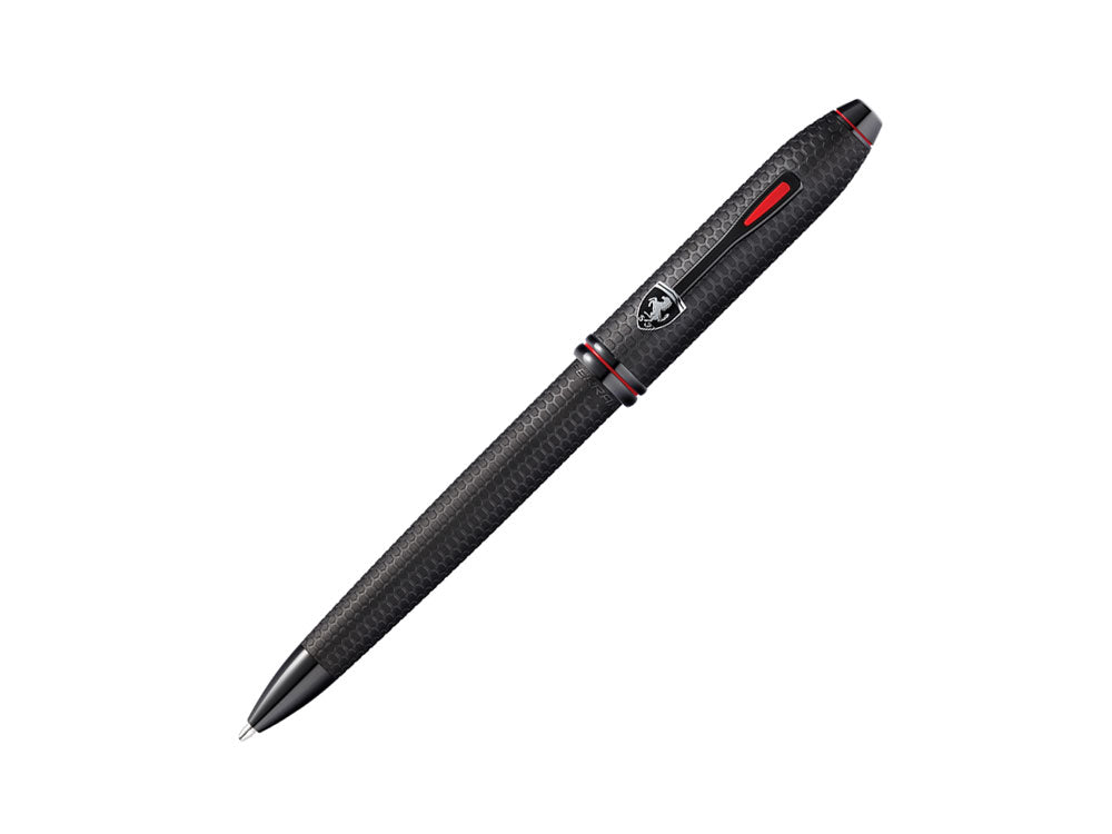 Stylo bille Cross Ferrari Townsend, PVD, Noir, Brossé, FR0042-58