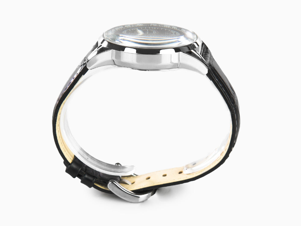 Montre à Quartz Delbana Classic Retro Chronograph, 42 mm, Cuir, 41601.672.6.034