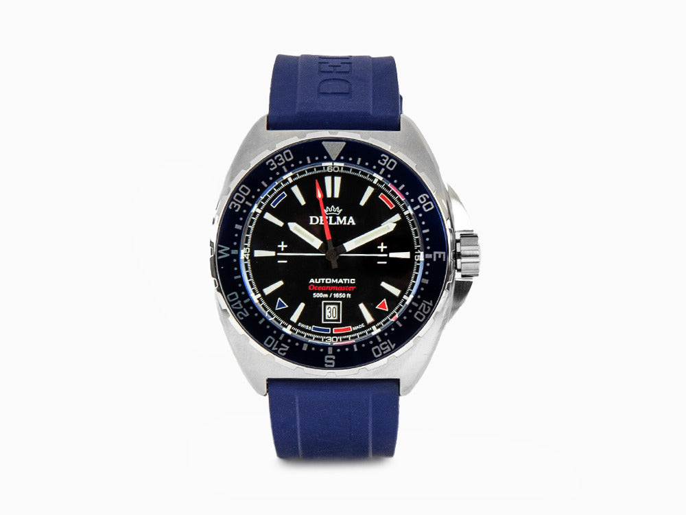 Montre Automatique Delma Racing Oceanmaster, Noir, 44 mm, 41501.670.6.048