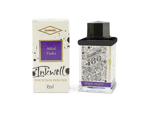 Encrier Diamine 160th Anniversary Athol Violet, 75ml., Violet, Verre