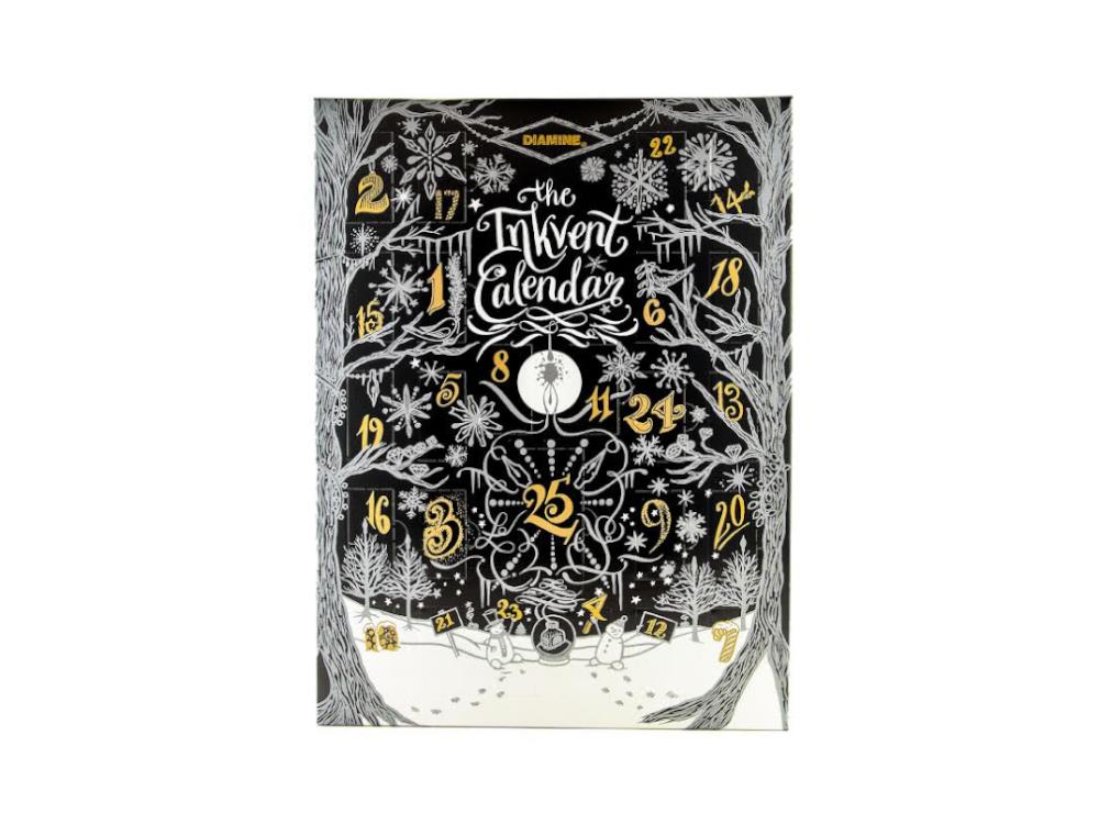 Le calendrier The InkVent Black Calendar, 25 encriers, BLACK-INKVENT