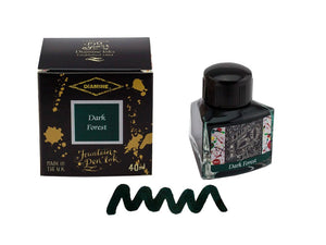 Encrier Diamine, 40ml., Dark Forest, Verre