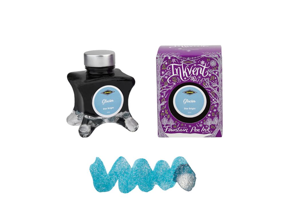 Encrier Diamine, Glacier Ink Vent Purple, 50ml, Start Bright, Bleu