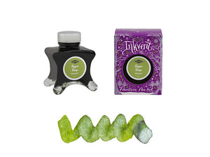 Encrier Diamine Sugar Snap Ink Vent Purple, 50ml, Shimmer, Vert