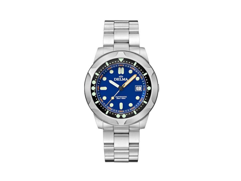 Montre Automatique Delma Diver Quattro, Bleu, Edition Limitée, 41701.744.6.048