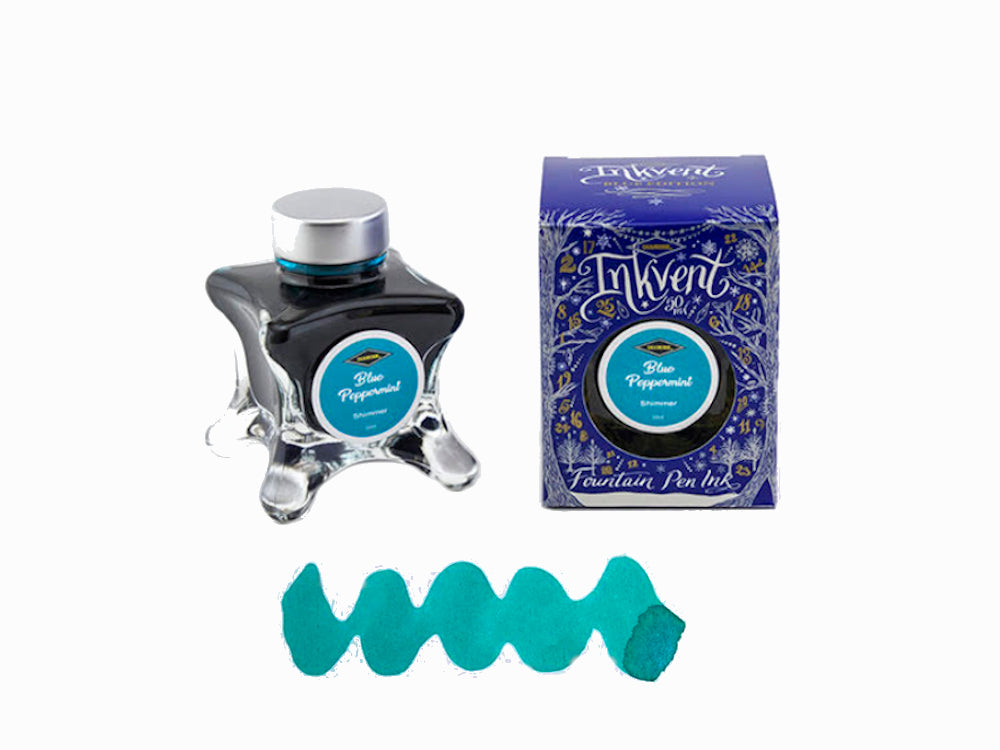 Encrier Diamine Blue Pepper, Ink Vent Blue, 50ml, Turquoise