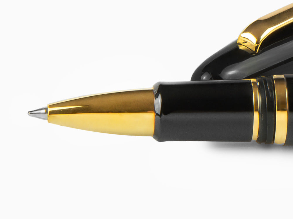 Roller Esterbrook Estie Ebony, Résine Noire, Noir, Plaqué or, E117