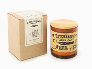 Bougie Esterbrook Ginger Orange, Verre, ECANDLE