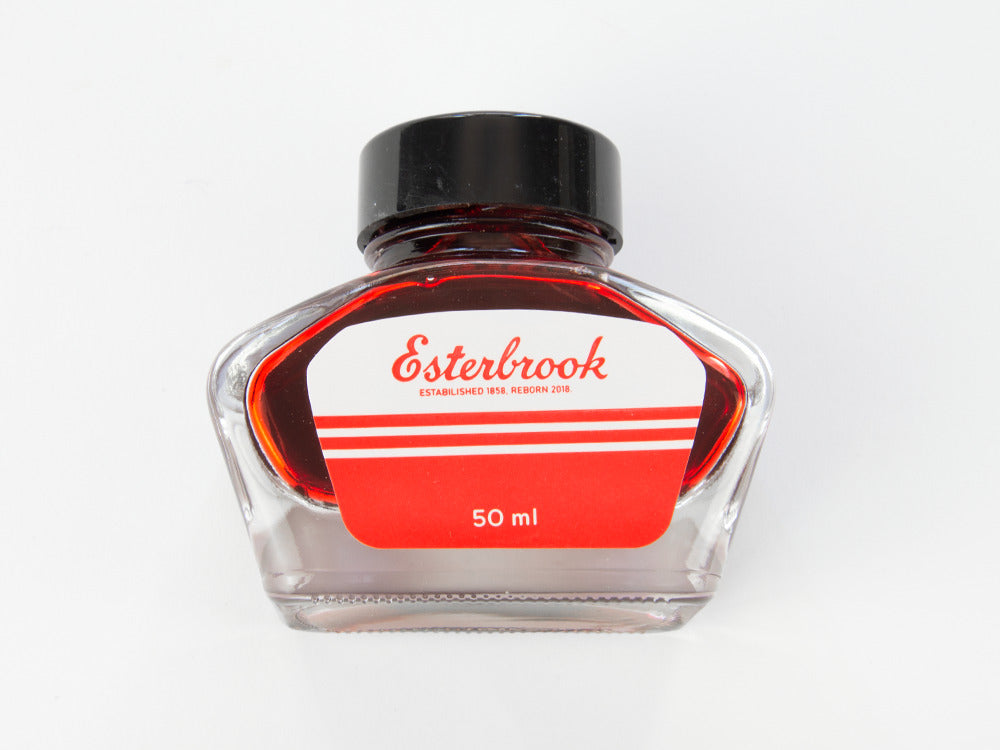 Encrier Esterbrook Scarlet, Rouge, 50ml, Verre, EINK-SCARLET