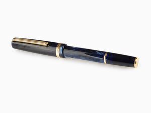 Stylo Plume Esterbrook JR Capri, Résine à marbre, Bleu, EJR-BLUE