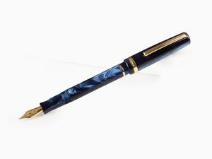 Stylo Plume Esterbrook JR Capri, Résine à marbre, Bleu, EJR-BLUE