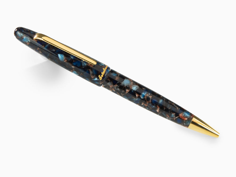 Stylo bille Esterbrook Estie Nouveau Bleu, Résine, Plaqué or, ENB159