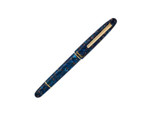 Stylo Plume Esterbrook Estie Nouveau Bleu, Piston, Plaqué or, ENB256