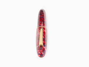 Stylo Plume Esterbrook Estie Scarlet, Résine, Rouge, Plaqué or, ESC916