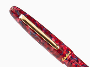 Stylo Plume Esterbrook Estie Scarlet, Résine, Rouge, Plaqué or, ESC916