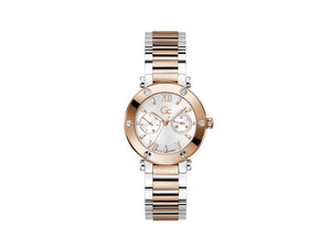 Montre à Quartz GC Watches GC Aura, PVD Or Rose, Blanc, 36 mm, Z48002L1MF