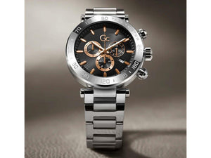 Montre à Quartz GC Watches GC Select, Noir, 44 mm, Verre minéral, Z50001G7MF