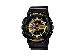 Montre à Quartz G-SHOCK Casio Classic, Résine, Noir, 55 × 51.2mm, GA-110GB-1AER